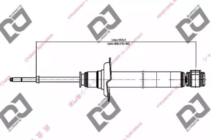 Амортизатор DJ PARTS DS1160HT